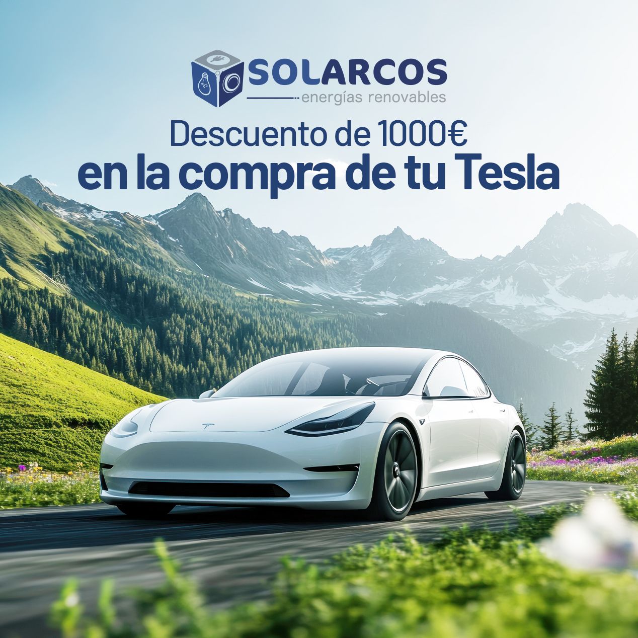 Descuento de 1000 euros en la compra de tu Tesla
